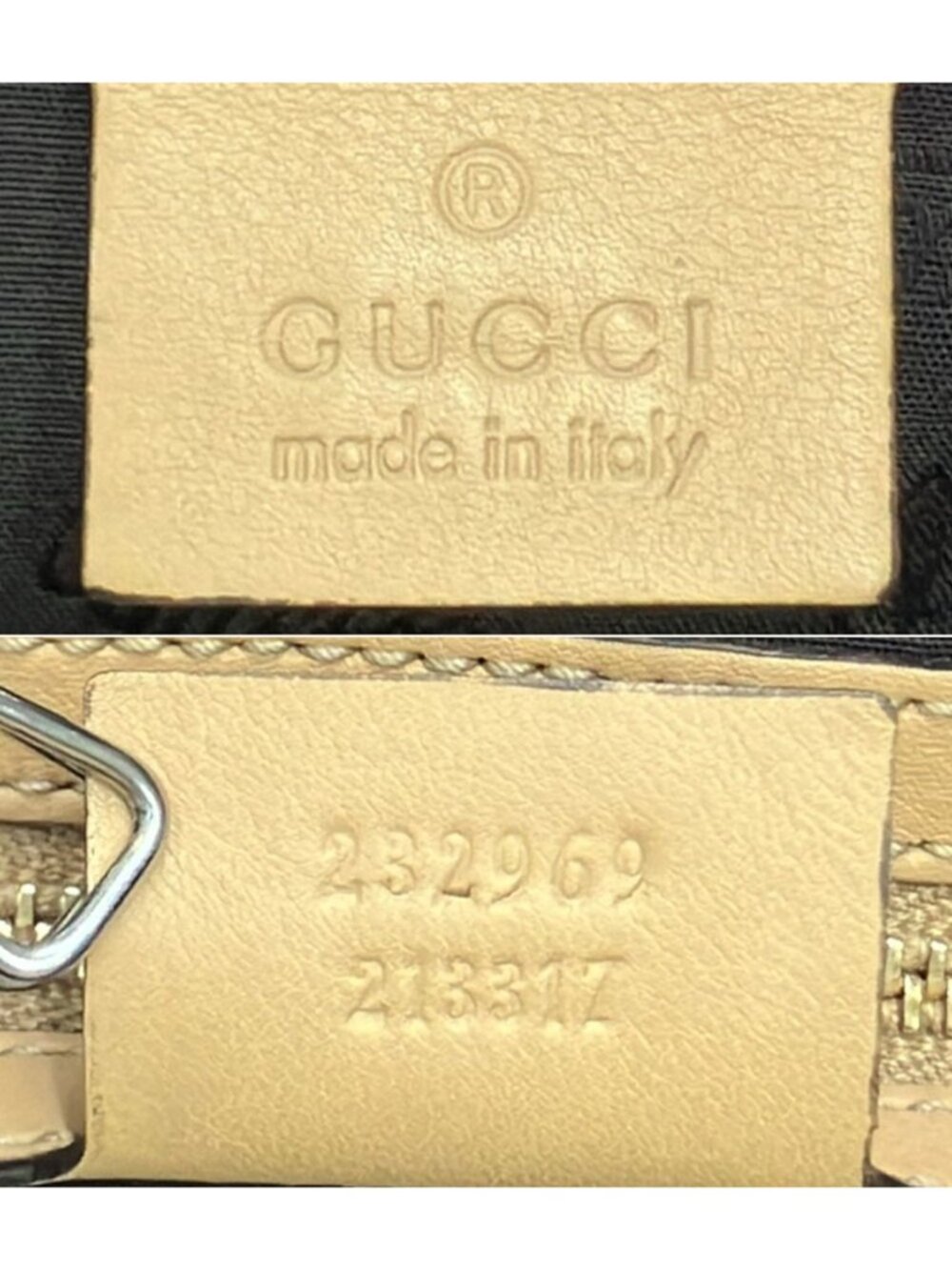 Gucci Tote Bag Guccissima Beige - Picture 5 of 10